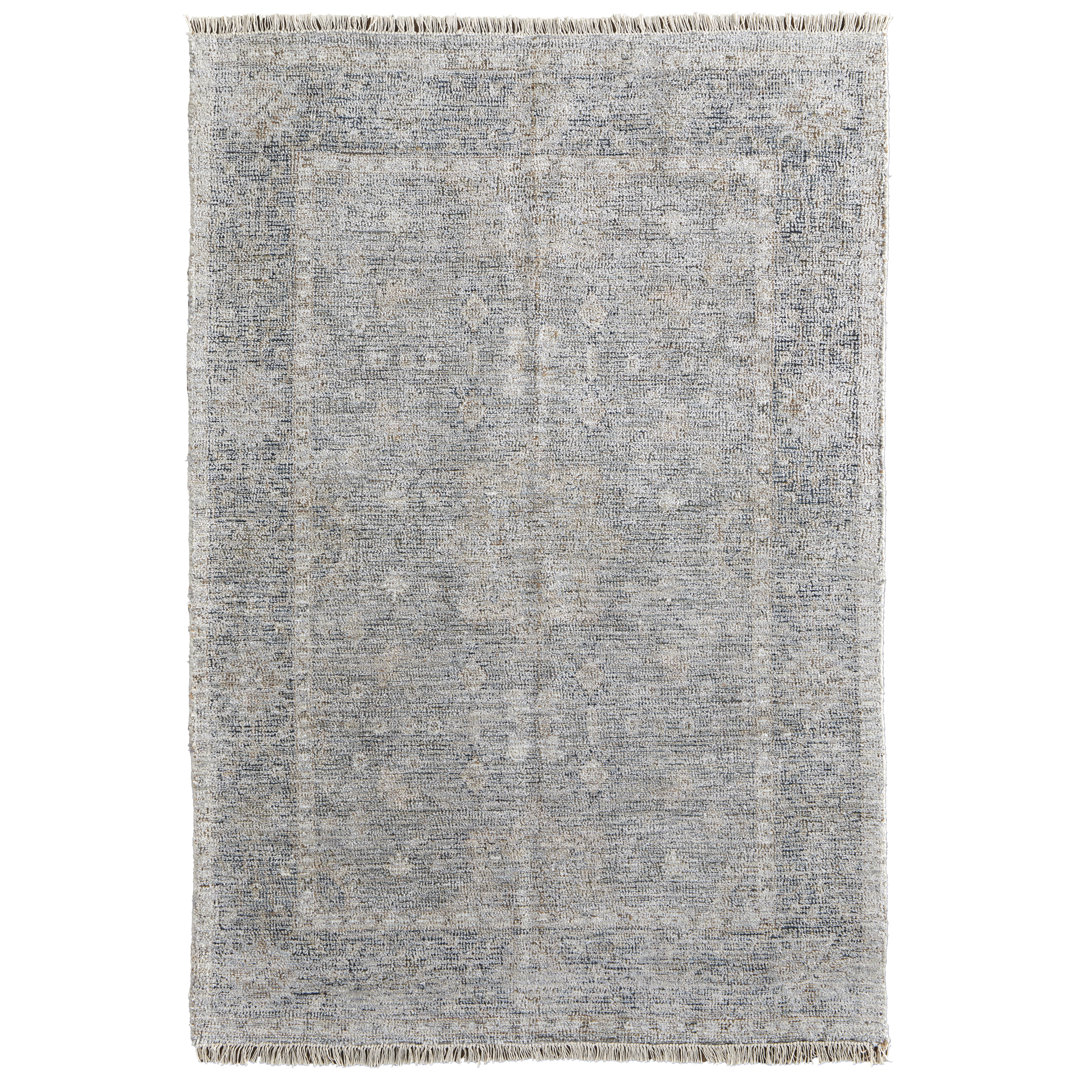 Feaster Oriental Handmade Tufted Wool Beige Area Rug Darby Home Co Rug 