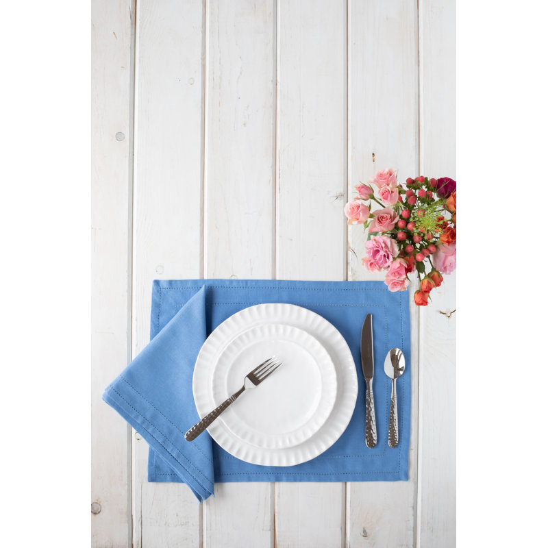 Cotone Linens Cotton Rectangle Placemats, Sage