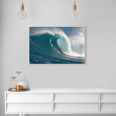 " Surfer At Peahi " by David Fleetham