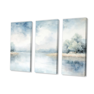 Lac, reproduction d'art sur toile - Bryd