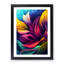 Vibrant Flowers No.4 - Single Picture Frame Print-1714765367-1714765352