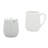 Helios Sugar And Creamer Set with Lid
