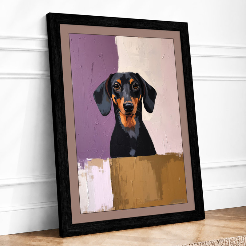 Alert Gaze Modern - Framed Print, A1 - 84.1 x 59.4 cm, Black