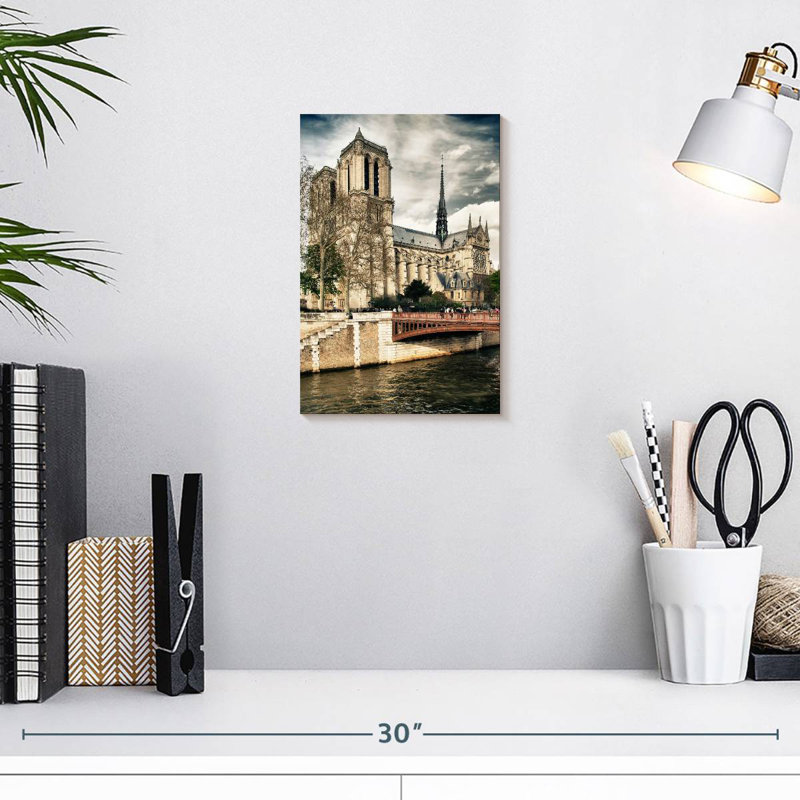 Aime Notre Dame Cathedral Paris I, 12" H x 8" W