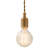 1 - Light Champagne Metallic Single Pendant