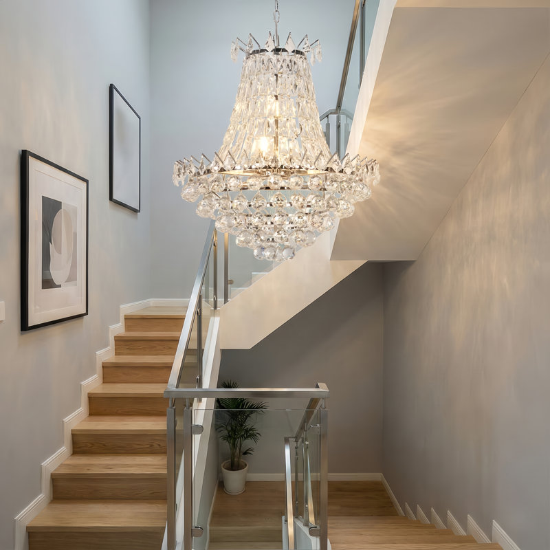 Lustre empire Bernhard, H 24,5 po x l 23,6 po x P 23,6 po