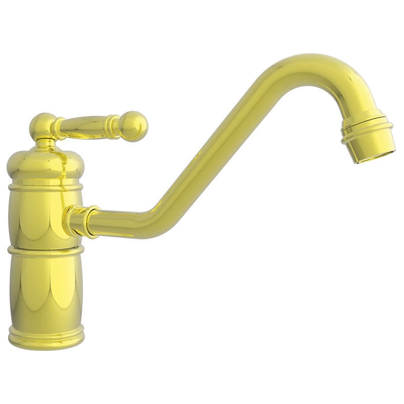 Nadya Single Handle Kitchen Faucet, Polished Gold (PVD)