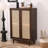 Chinese Style Simple Shoe Cabinet Side Cabinet 20 Pair Shoe Storage Cabinet-100560336
