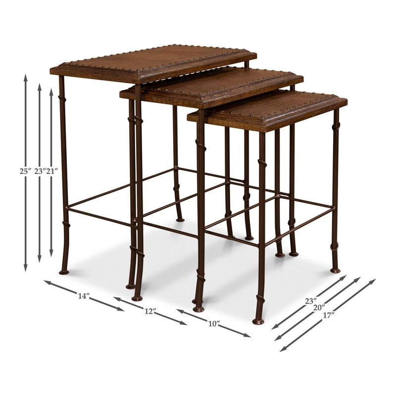 Croc Nesting End Table