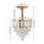 1 - Light Gold Chandelier Pendant