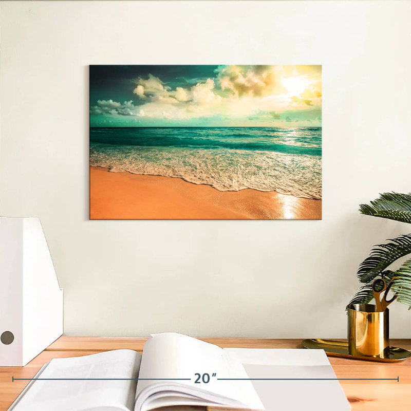 Gillard Beach Getaway Seascape, 8" H x 12" W