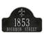 Lexy 2-Line Wall Address Plaque-760879981-760879968