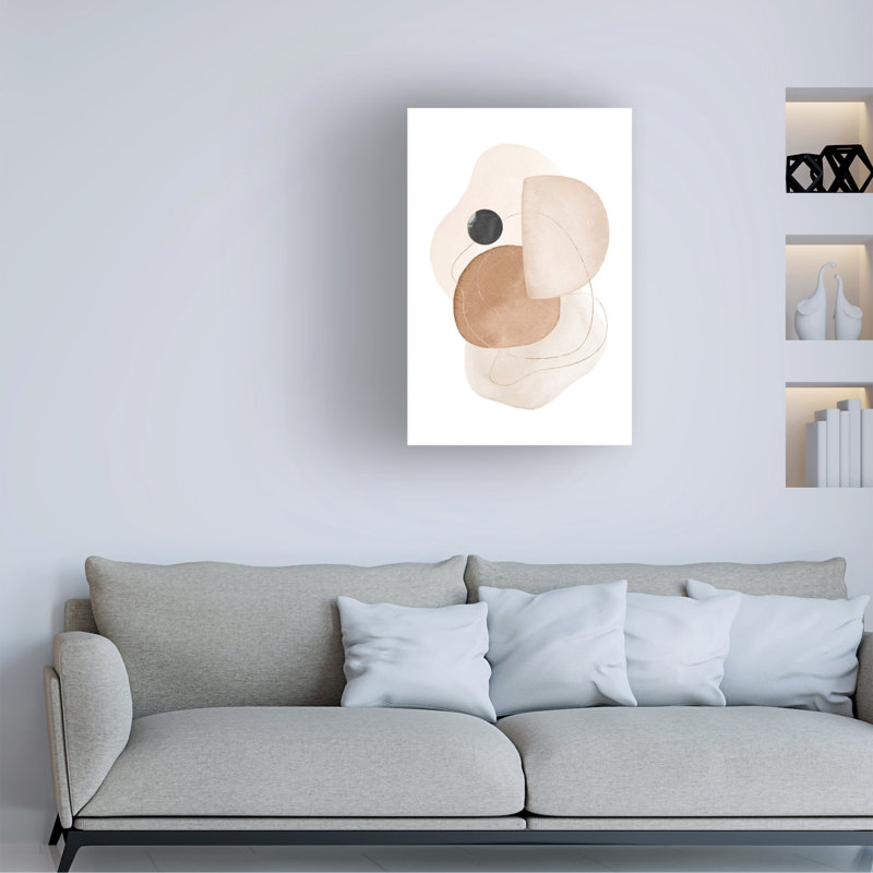 "Bachelor", art abstrait géométrique sur toile par Melloi