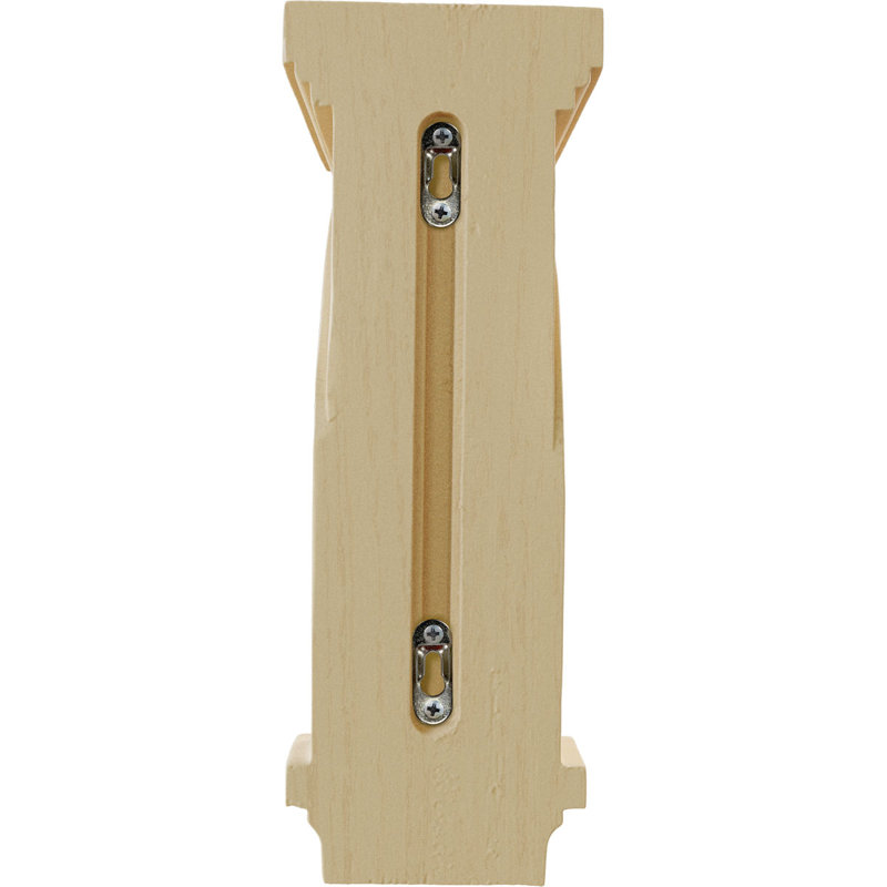 Corbeau à volutes, Érable, H 12 po x l 4,50 po x P 5,63 po