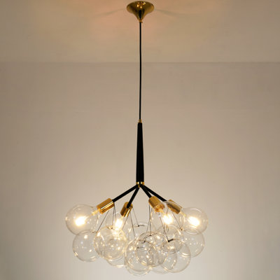 Lustre à bulles 4 lumières avec sources lumineuses Kimyra