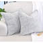 Ensemble de 2 housses de coussin en chenille à texture douce-93605704-93605706-116094744