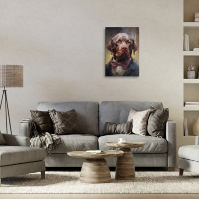 «Dog in Timeless suit», par Wumples