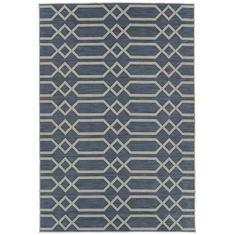 Contemporary, Transitional, Geometric, Textured, High-Low Cut & Loop Rectangle Area Rug