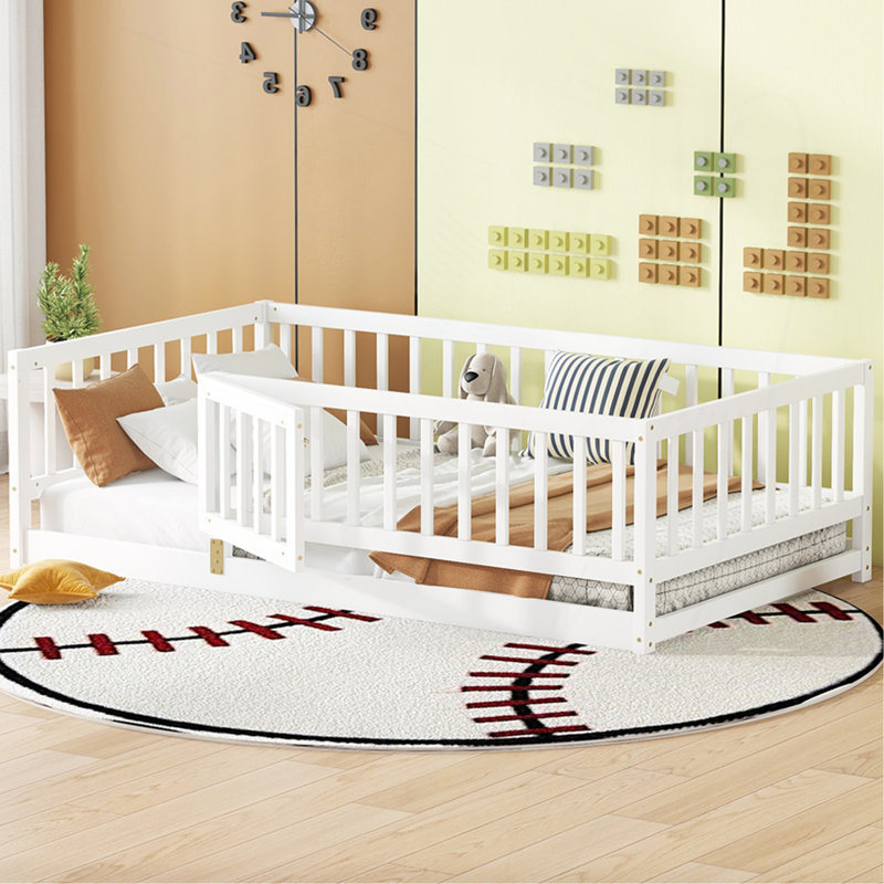 Lit de sol Montessori polyvalent pour lit simple, améliorant le sommeil et l'expérience de jeu