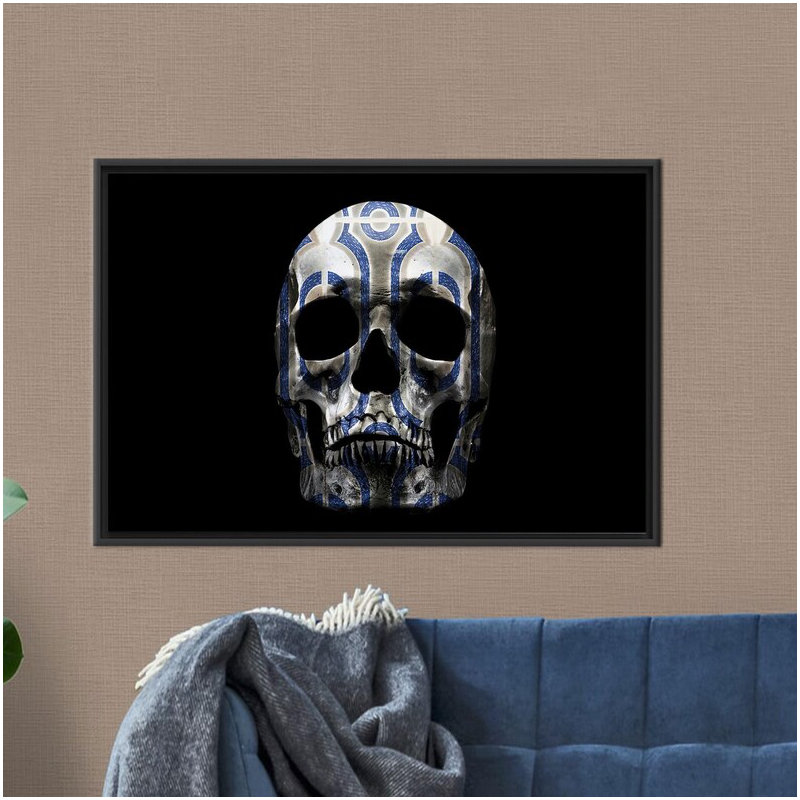 Print on Canvas, 20 cm H x 30 cm W, Black Floater Framed