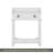 Retro Style Nightstand With Drawer And Open Shelf For Bedroom, Bedside Table With Turned Legs And Metal Handle,-556058850