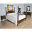 Miroir d’appoint biseauté traditionnel acajou Gillette
