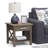 Kitchener 21"W Solid Mango Wood Square End Table with Storage Drawer-1112735813