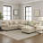 Diann Upholstered U-Shaped Sectional Left Hand Facing-1119672367