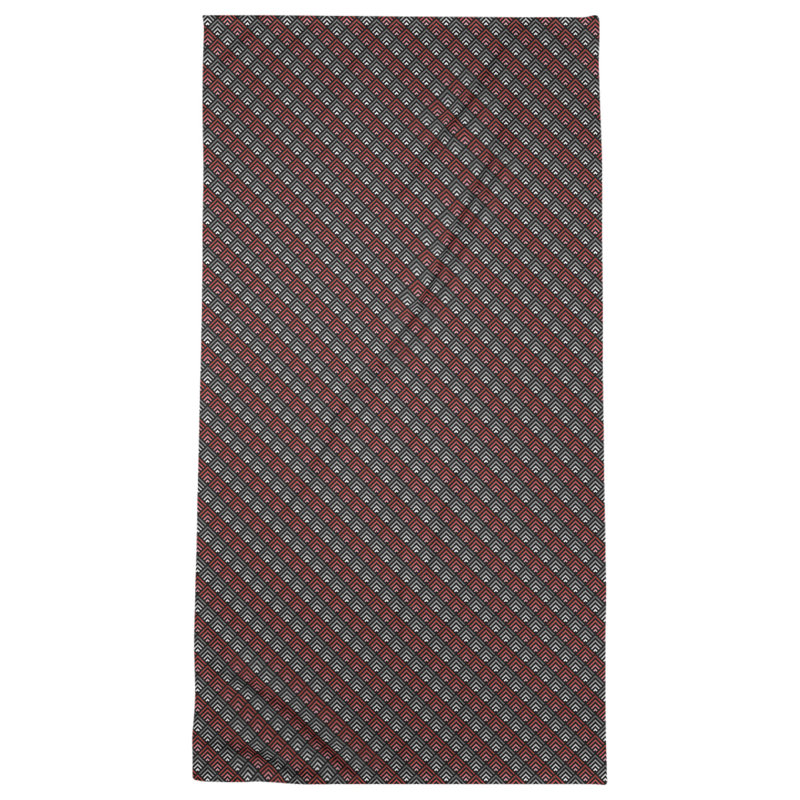 Katelyn Elizabeth Cotton Blend Bath Towel, Red/Black