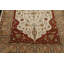 Tapis géométrique traditionnel en laine noué à la main 6 pi 2 po x 8 pi 9 po Herijj
