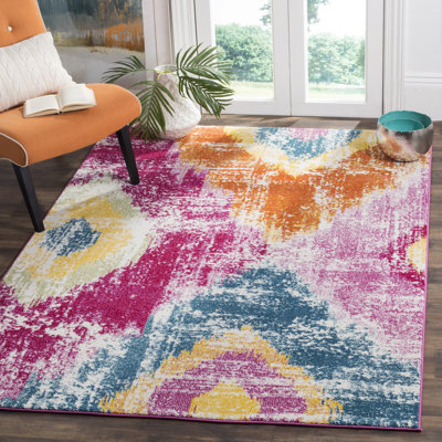 Tapis ikat Greaney Watercolor Performance