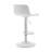 Alabama Swivel Adjustable Height Counter Stool with Metal Frame-811059251