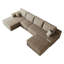 Canapé modulaire Cloud avec 1 repose-pieds (chameau)-865923153