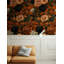 Papier peint floral d'automne «Dahlia»