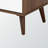 Strat 2-Door Two-Tone White & Walnut Finish TV Stand, 21.59" H X 70.64" W X 15.46" D