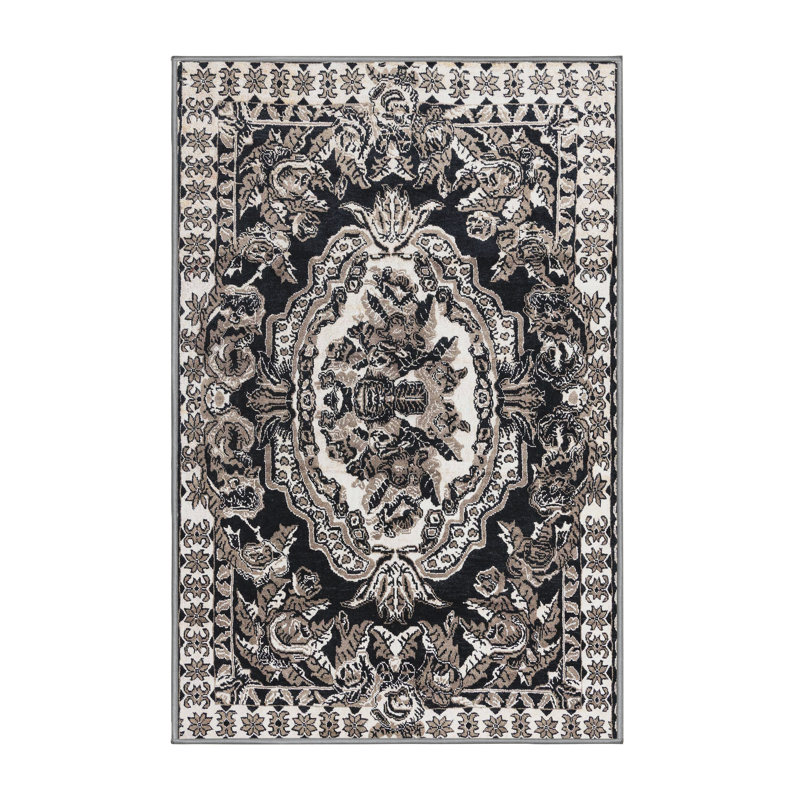 Tapis abstrait moderne 4976, Rectangle 5 pi x 7 pi