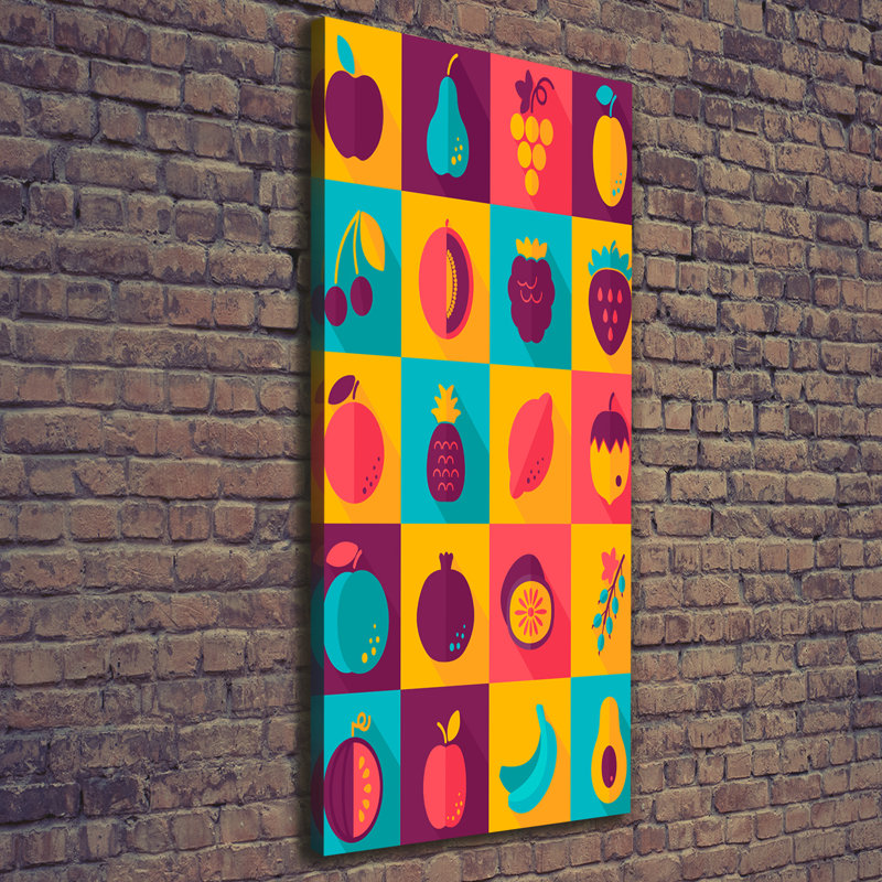 Fruits - Wrapped Canvas Print