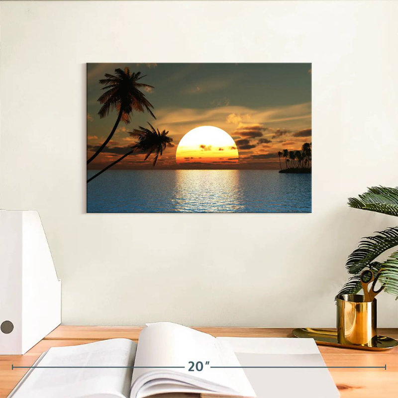 Gillard Ocean Palms Sundown, H 8 po x l 12 po
