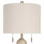 Lampe de table Travertine Elegance - Or doux - Ensemble de 2