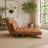 Caramel Faux-leather 4-in-1 Convertible Chair / Chaise / Sofa Bed – Foldable Space-saving Sleeper-1831243510