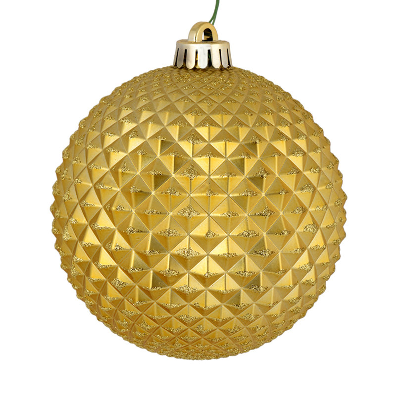 Ornement boule Durian Glitter, Or