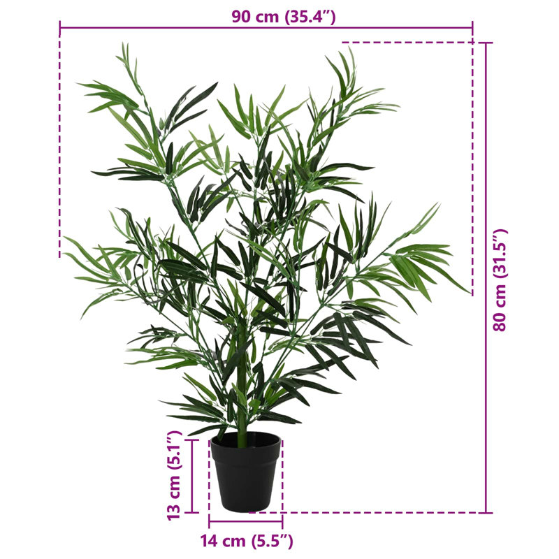 Plant, 1, 80cm H x 90cm W x 14cm D