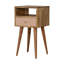 Fithian 30cm W Solid Wood Bedside Table-915084584