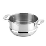 Glamour Diamond Colander 8.66" - 12 Pieces - Stainless Steel