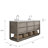 Constanta 72'' Double Bathroom Vanity with Marble Top-980936459