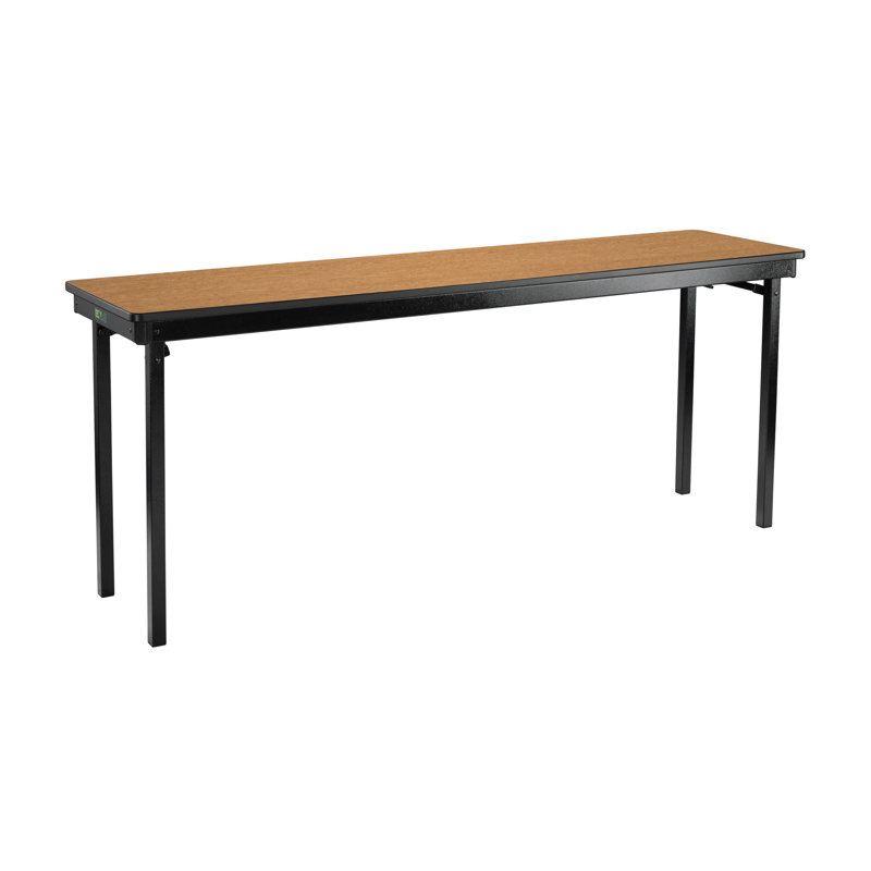 Table de banquet pliante MSFT Series Max Seating, Chêne rampe, H 29 po x l 60 po x P 18 po