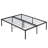 Black Full Size Heavy Duty Metal Bed Frame, Quick Setup, No Squeaking, 1000 - Pound Static Support, Even Mattress Under Space For Organization, Suitable Multiple Rooms, Leg Connection Holes Frame In-1483169235