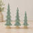 Glittered Pine Tree (Set of 3)