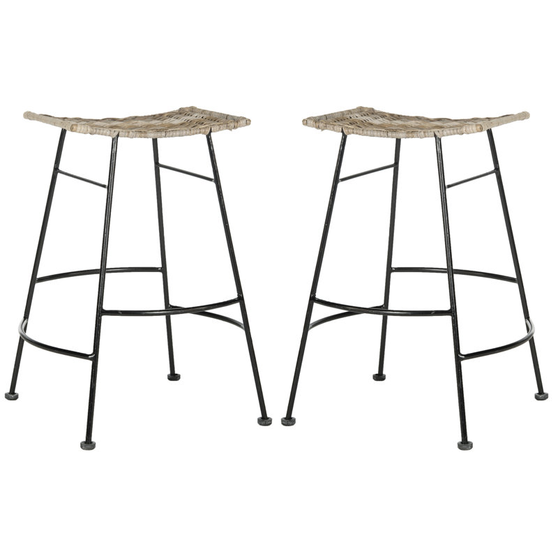 Bungalo Wicker Counter Stool, Counter Stool (24" Seat Height)