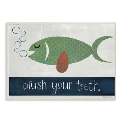 "Burkett brosser les dents", art encadré